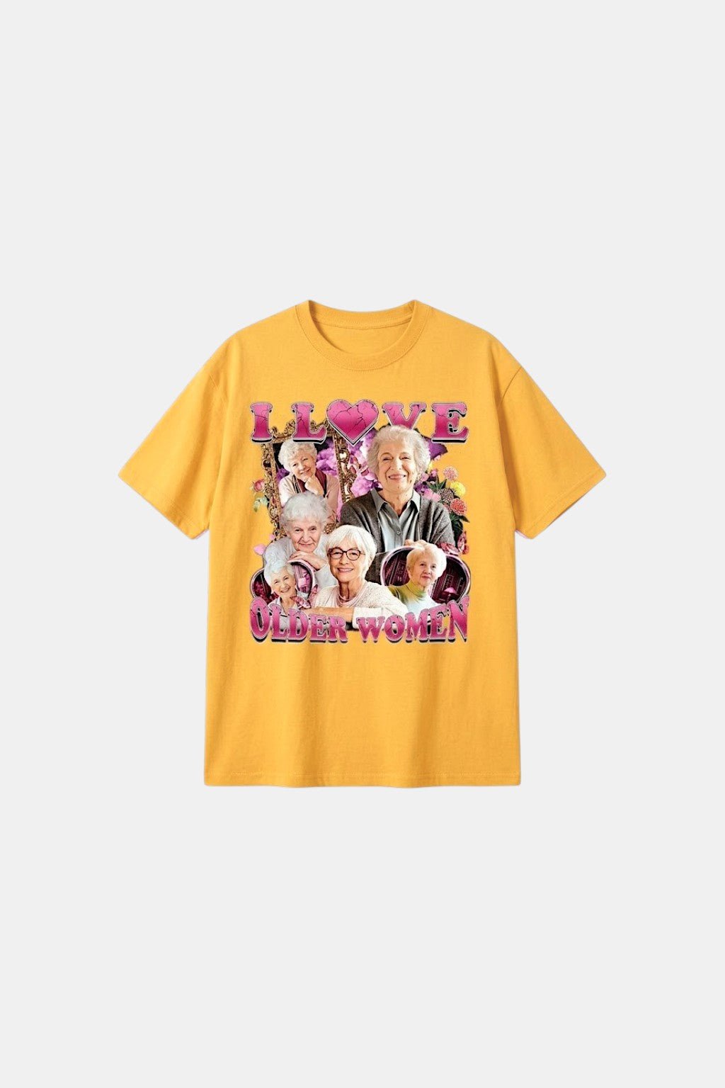 T shirt i love older women - y2k streetwear