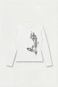 T shirt manche longue gothique - y2k streetwear