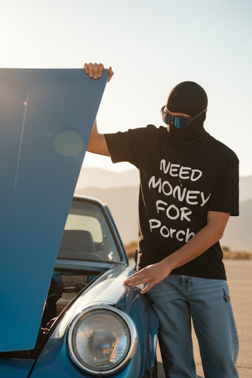 T Shirt Need Money For Porche - y2k streetwear