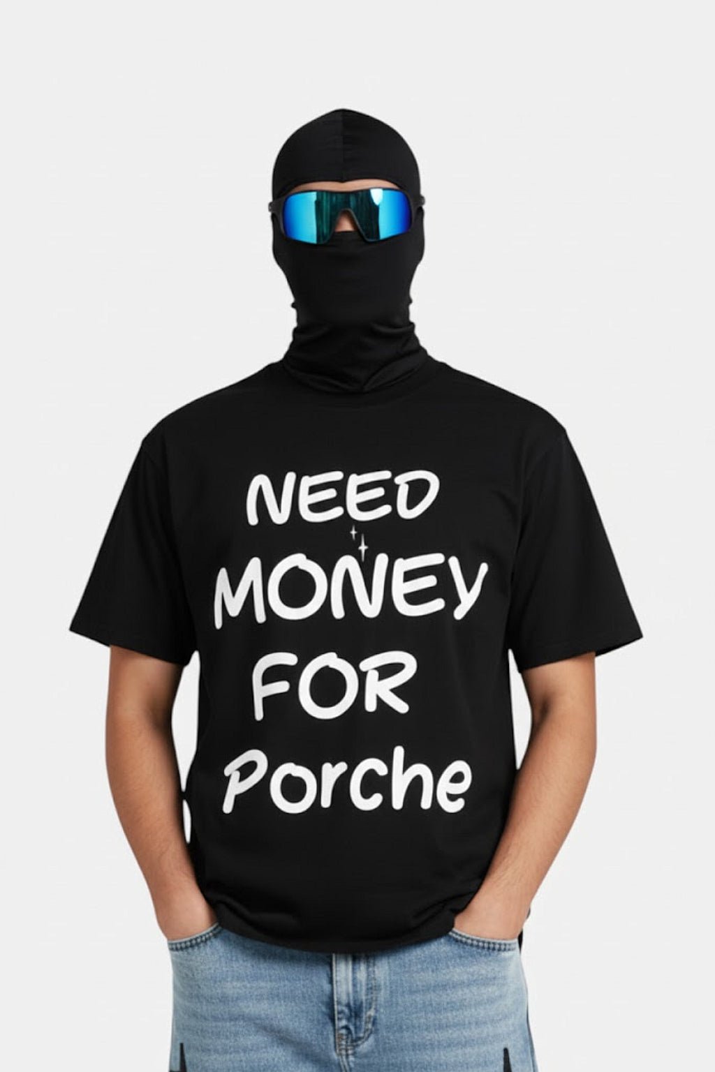 T Shirt Need Money For Porche - y2k streetwear