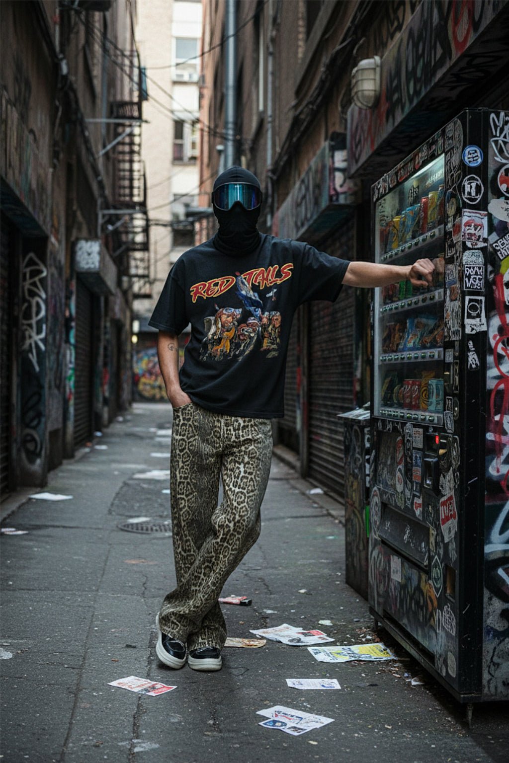 T shirt Red Tails - y2k streetwear