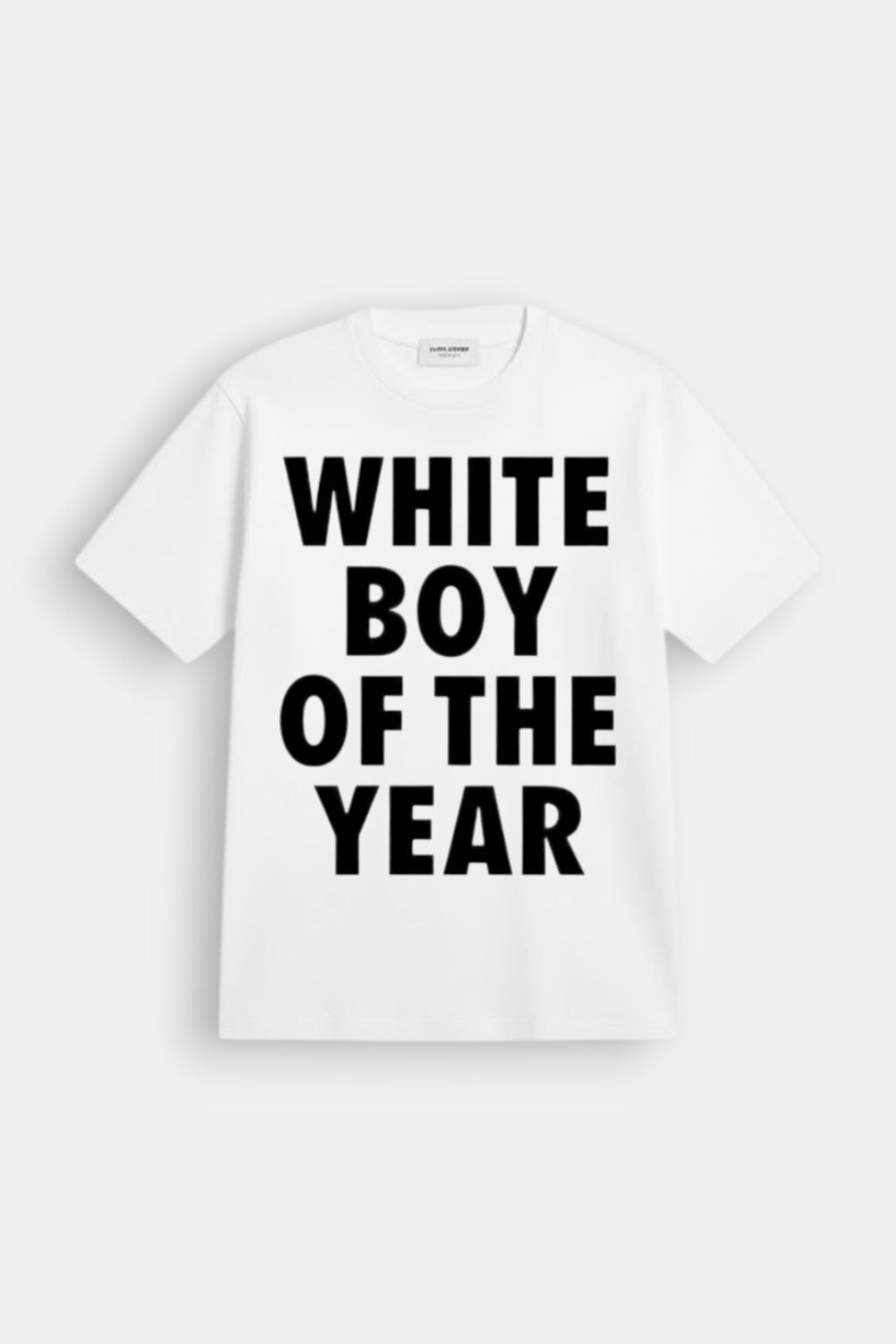 T shirt white boy of the year - y2k streetwear