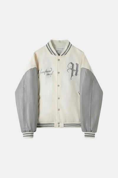 ずっと真夜中でいいのに。VARSITY JACKET(Light Gray) バーシティジャケット(Light Gray) - ZUTOMAYO MART