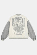 Varsity jacket beige - y2k streetwear