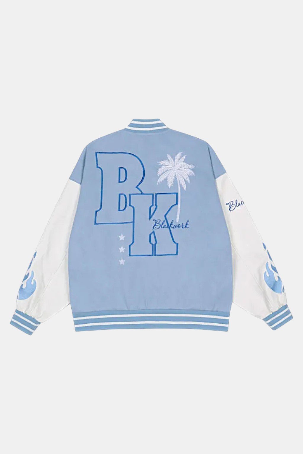 Varsity jacket bleu ciel - y2k streetwear