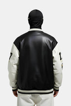 Varsity jacket cuir - y2k streetwear