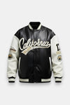 Varsity jacket cuir