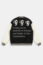 Varsity jacket noir - y2k streetwear