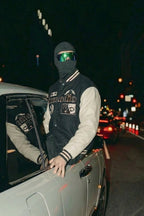 Varsity jacket noir - y2k streetwear