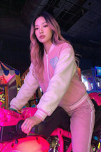 Varsity jacket rose - y2k streetwear