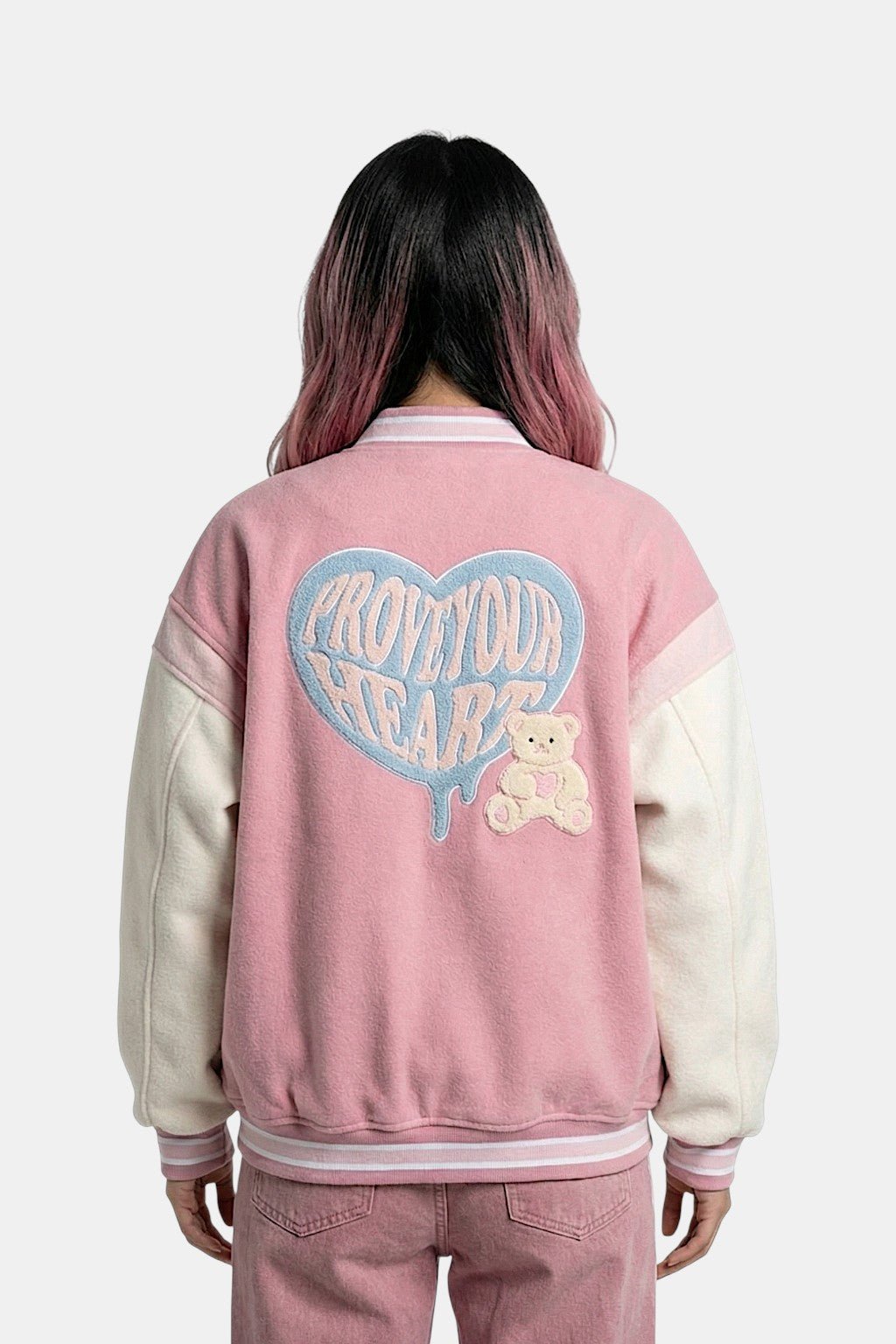 Varsity jacket rose - y2k streetwear