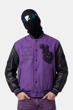 Varsity jacket violet - y2k streetwear