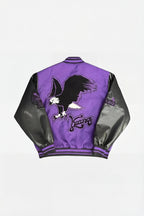 Varsity jacket violet - y2k streetwear
