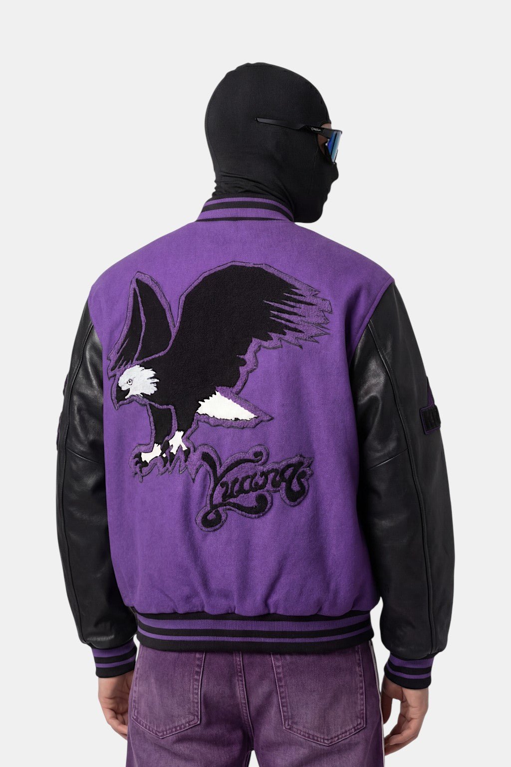 Varsity jacket violet - y2k streetwear