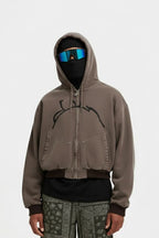Veste crop Y2k - y2k streetwear