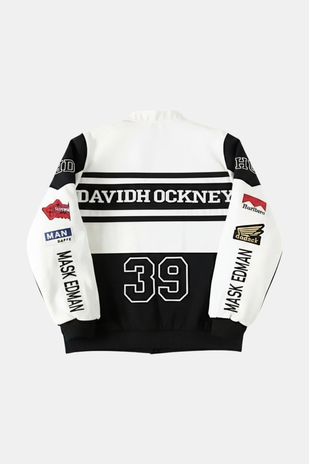 Veste cuir racing - y2k streetwear