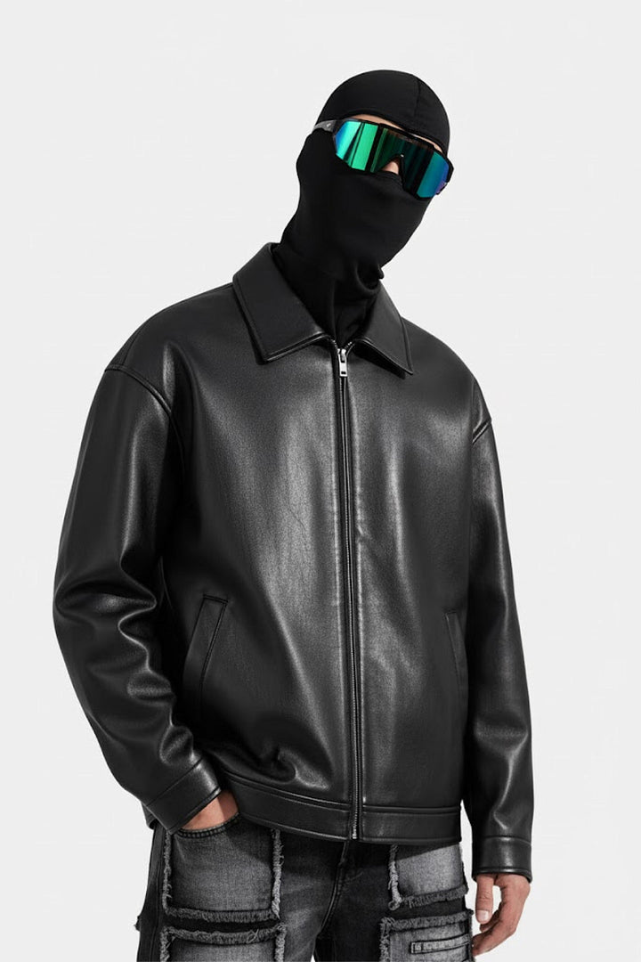 Leather jacket streetwear | Y2K Streetwear | y2k streetwear