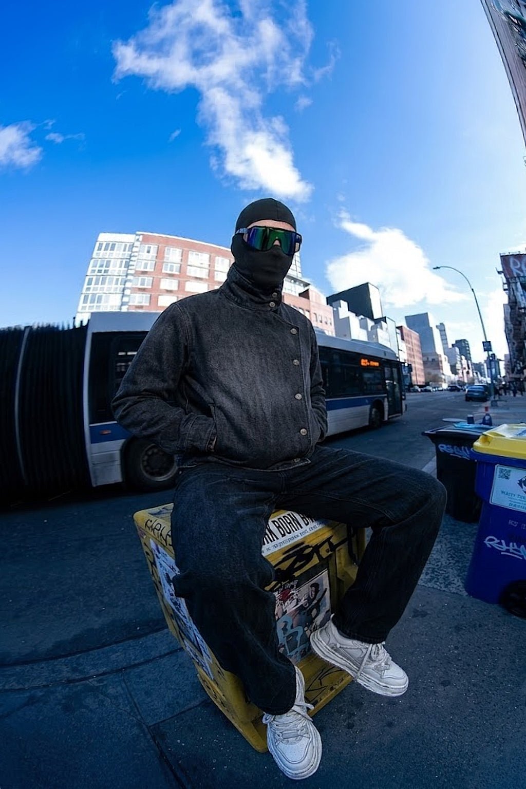 Veste en toile degrade - y2k streetwear