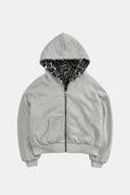 Veste réversible leopard - y2k streetwear