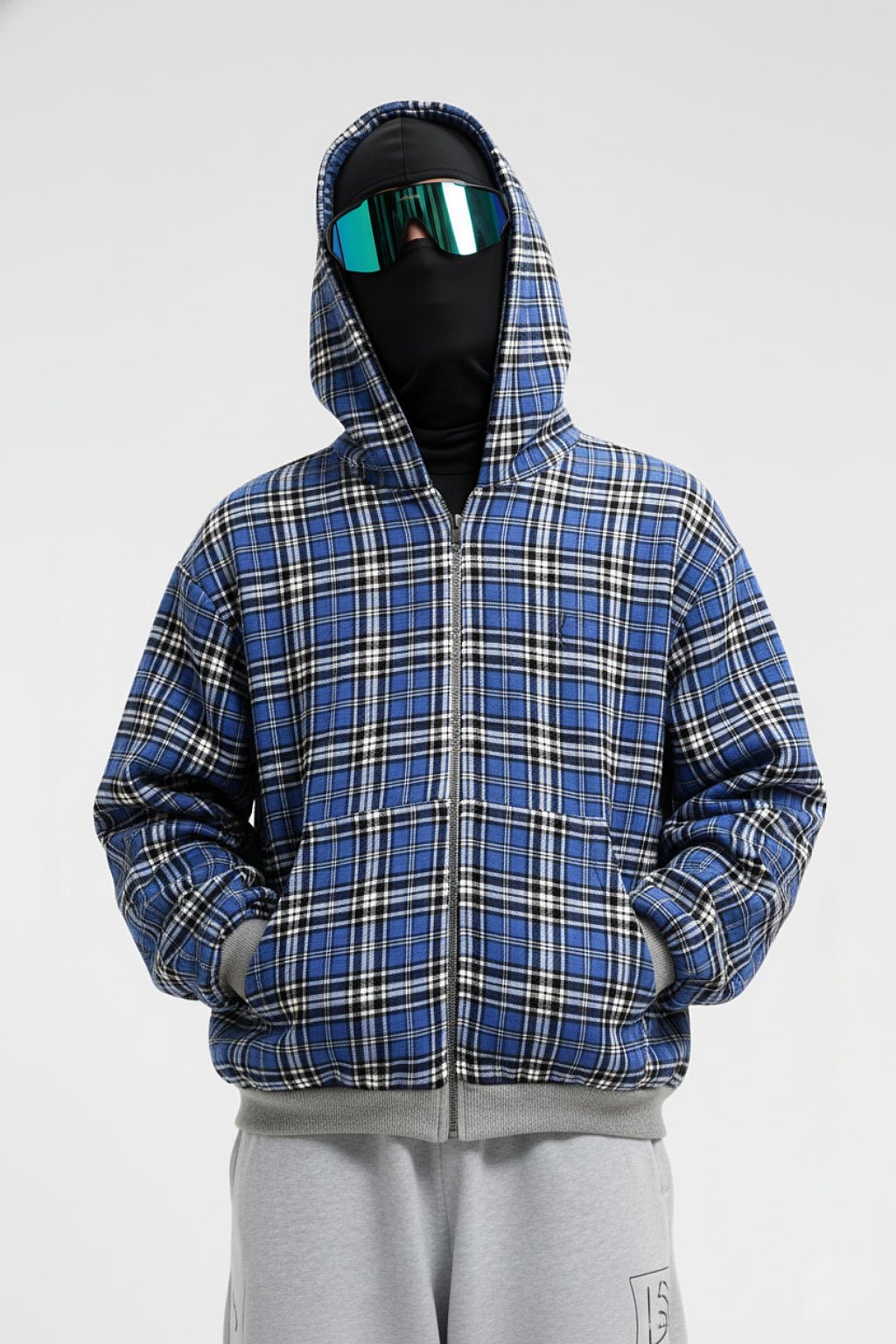 Veste réversible plaid - y2k streetwear