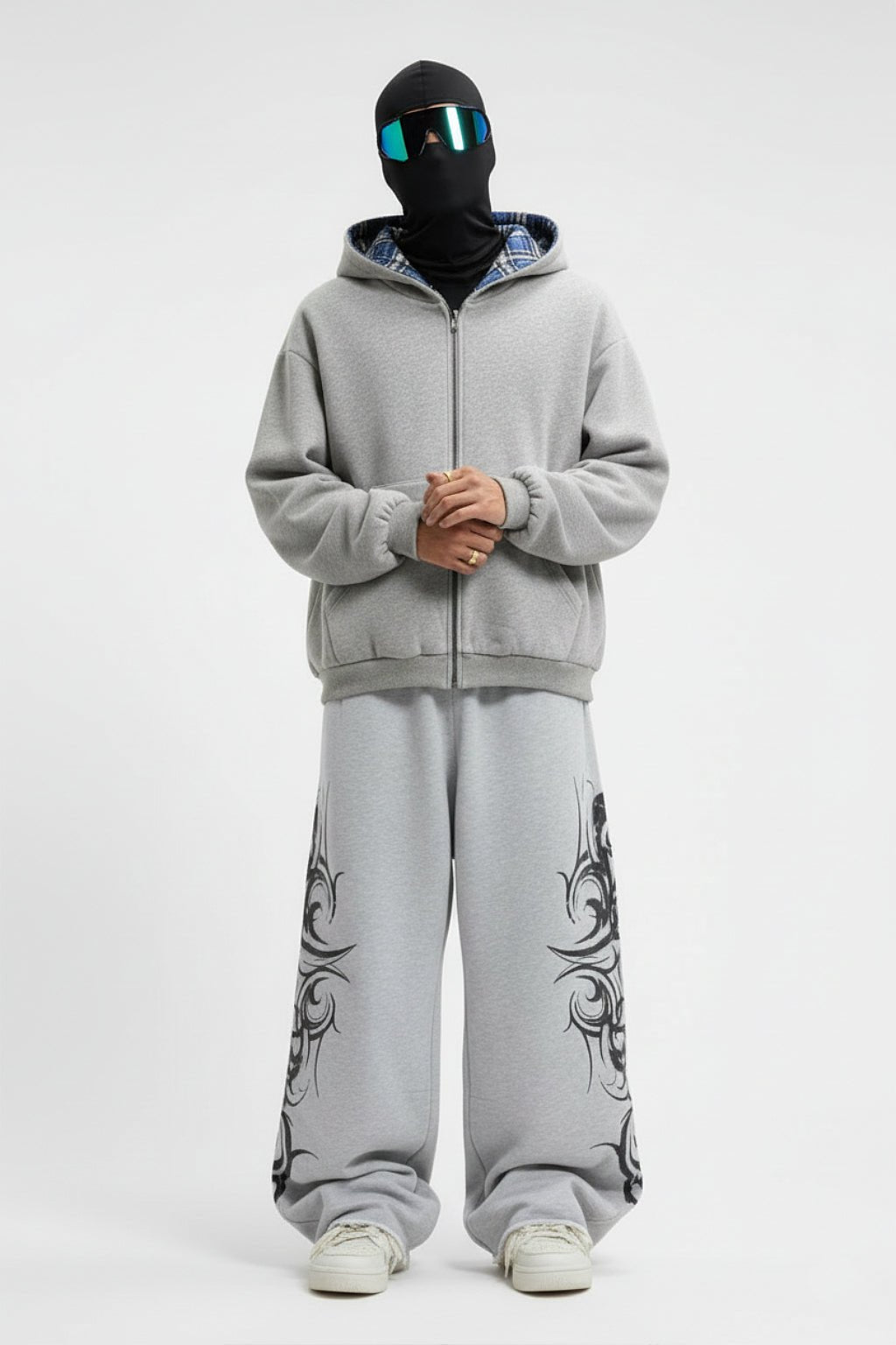 Veste réversible plaid - y2k streetwear