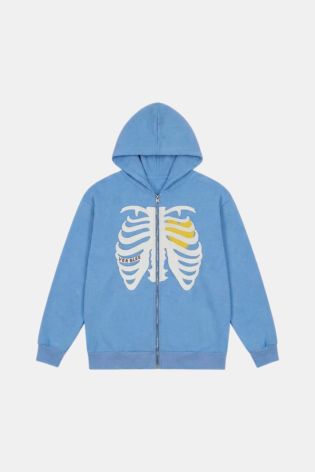 Veste squelette coeur - y2k streetwear