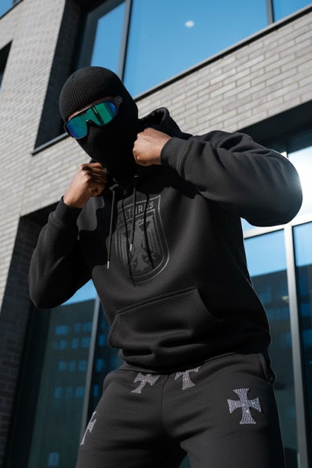 Vulture hoodie - y2k streetwear