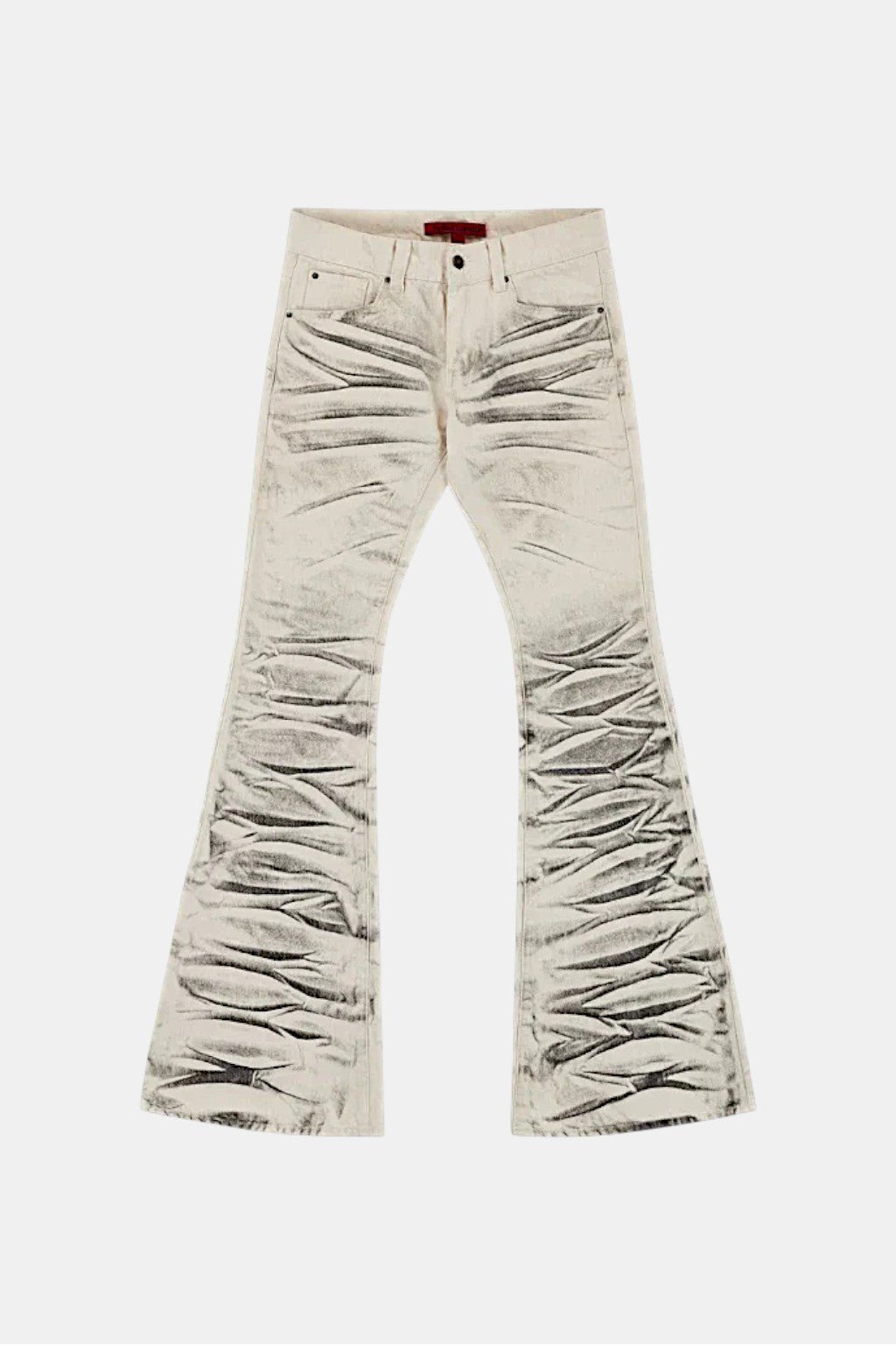 White stacked jean - y2k streetwear