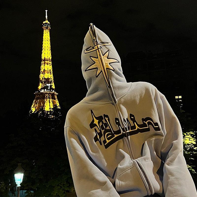 Full-Zip Up Hoodie GGMR W/ Sweat Pants popular